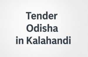 📰 GEM Tender Odisha Kalahandi Updates — October 2025 (Selected Notices)