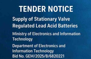 Battery Supply Tender 2025