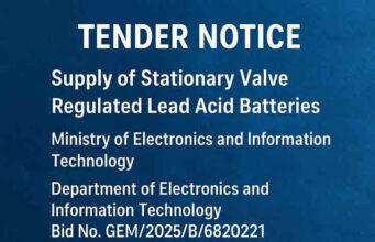 Battery Supply Tender 2025