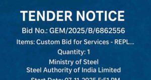 SAIL Tender Odisha 2025