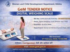 Anganwadi Equipment GeM Tender
