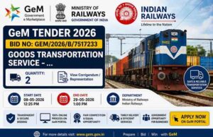 Indian Railways Goods Transportation Tender 2026