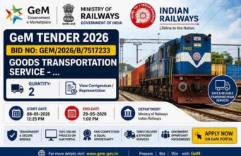 Indian Railways Goods Transportation Tender 2026