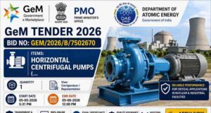 GeM Portal Pump Supply Tender