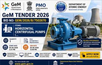 GeM Portal Pump Supply Tender