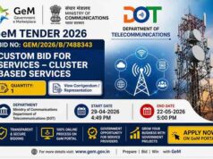 Latest telecom tender in India 2026
