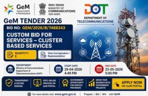 Latest telecom tender in India 2026